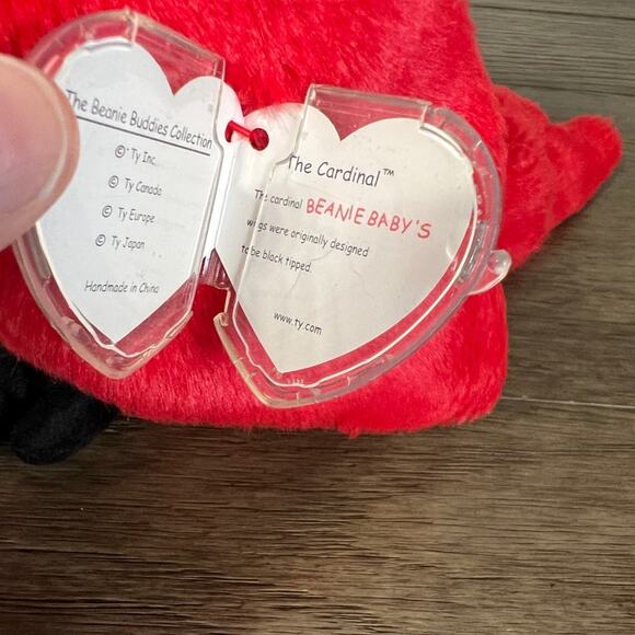 Vintage 2001 Ty Beanie Buddies The Cardinal Plush - Picture 6 of 8